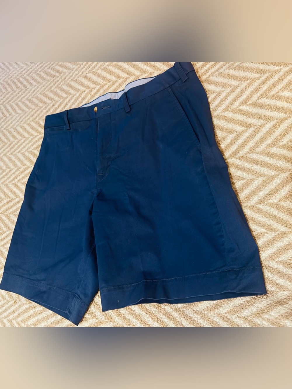 Polo by Ralph Lauren Navy Flat-Front Men’s Shorts